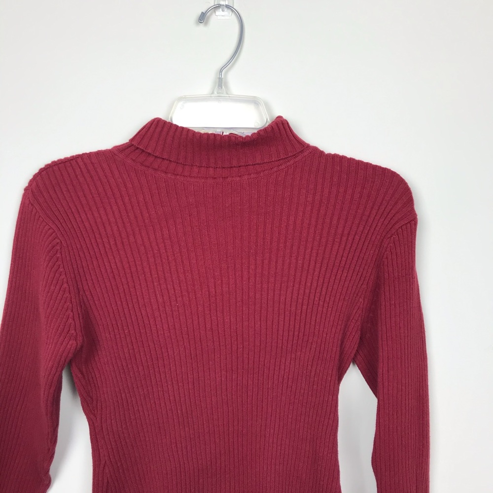 Red turtleneck sweater!! - Picture 2 of 8